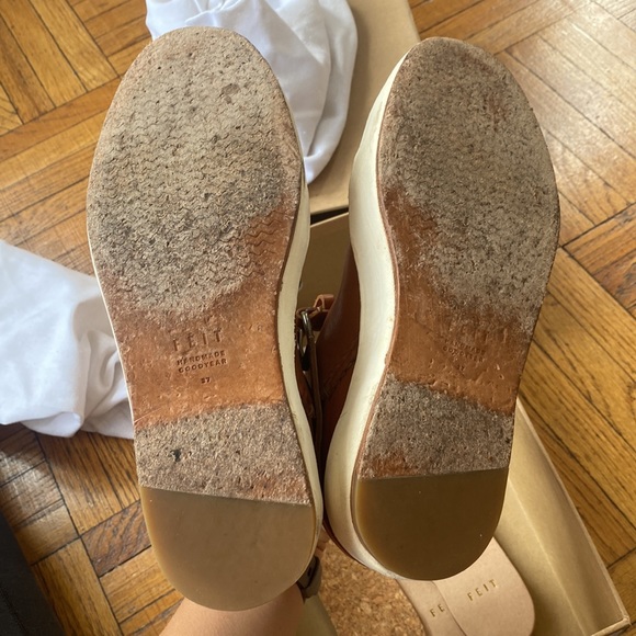 FEIT Jodhpur Leather Chelsea Buckle Boot 37 - Picture 8 of 11